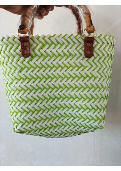 Yeni Stil Orman El Dokuma Çanta Büyük Kapasiteli Ins Internet Ünlü El Taşıma Kadın Çantası Moda El Alışveriş Çantası Plaj Çantası (Yurt Dışından)