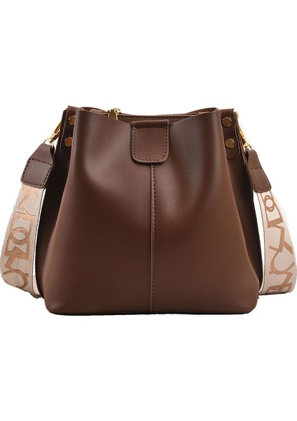 Kadınlar Için Bu Yılın Popüler Yabancı Tarzı Küçük Çantalar 2024 Yeni Kişilik Ins Omuz Çantası Moda Doku Crossbody Kova Çantası (Yurt Dışından)