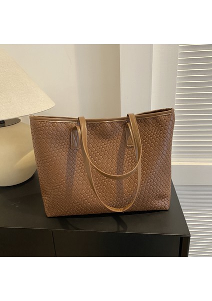 Sonbahar ve Kış Retro, Büyük Kapasiteli, Rahat Dokulu, Işe Gidip Gelirken, Tek Omuzlu, Koltuk Altı, Çapraz Gövdeli, Büyük Taşıma Çantası (Yurt Dışından)