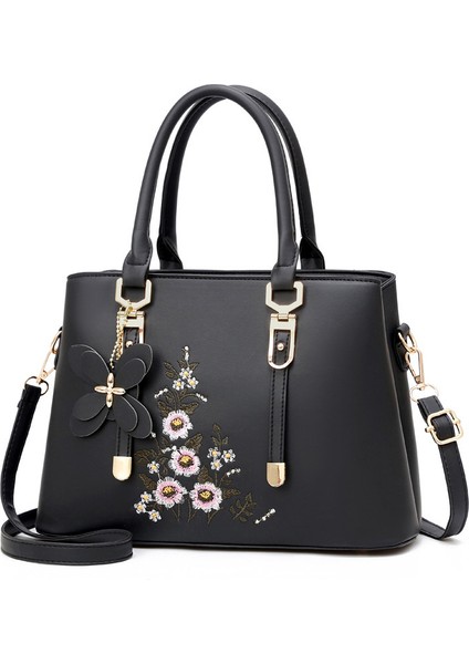 Moda Kadın Omuz Crossbody Çantası Büyük Kapasiteli Taşınabilir Anne Çantası (Yurt Dışından)