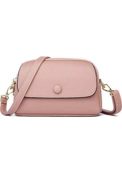Şık ve Çok Yönlü Modaya Uygun Gündelik Tatlı Kadın Çantası Tek Omuz Crossbody Yüksek Kaliteli Çanta (Yurt Dışından)
