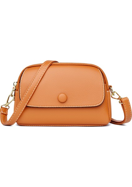 Şık ve Çok Yönlü Modaya Uygun Gündelik Tatlı Kadın Çantası Tek Omuz Crossbody Yüksek Kaliteli Çanta (Yurt Dışından)