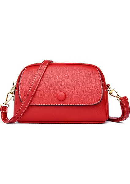 Şık ve Çok Yönlü Modaya Uygun Gündelik Tatlı Kadın Çantası Tek Omuz Crossbody Yüksek Kaliteli Çanta (Yurt Dışından)