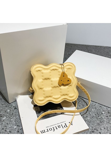 Peynir Çantası Crossbody Koltuk Altı Tek Omuz Yeni Moda Çok Yönlü Bisküvi Çantası Kızlar Yaz Üst Düzey Niş Rahat (Yurt Dışından)
