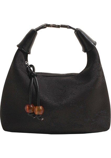 Kadınlar Için Yeni Çin Tarzı Ulusal Tarzı Retro Çanta 2024 Yeni Ipek Jakarlı Çanta Moda Basit Omuz Crossbody Çanta (Yurt Dışından)