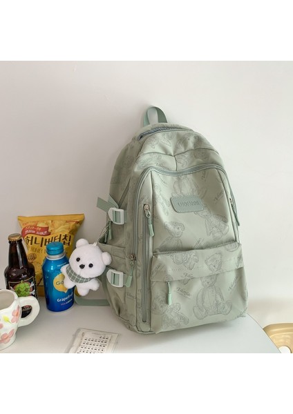 Kızlar Için Şık Görünümlü Küçük ve Yeni Sırt Çantası, Ortaokul ve Lise Öğrencileri Için Hafif ve Büyük Kapasiteli Okul Çantası, Modaya Uygun ve Havalı Gündelik Sırt Çantası (Yurt Dışından)