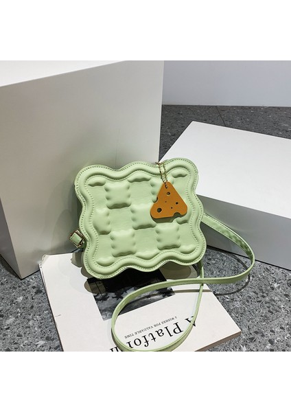 Peynir Çantası Crossbody Koltuk Altı Tek Omuz Yeni Moda Çok Yönlü Bisküvi Çantası Kızlar Yaz Üst Düzey Niş Rahat (Yurt Dışından)