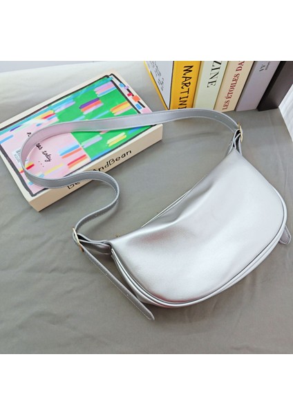 Kadınlar Için Çapraz Askılı Çanta, Çok Yönlü Ins Niş Çanta, Büyük Kapasiteli Kadın Okul Çantası, Şık Kadın Çantası, Basit (Yurt Dışından)