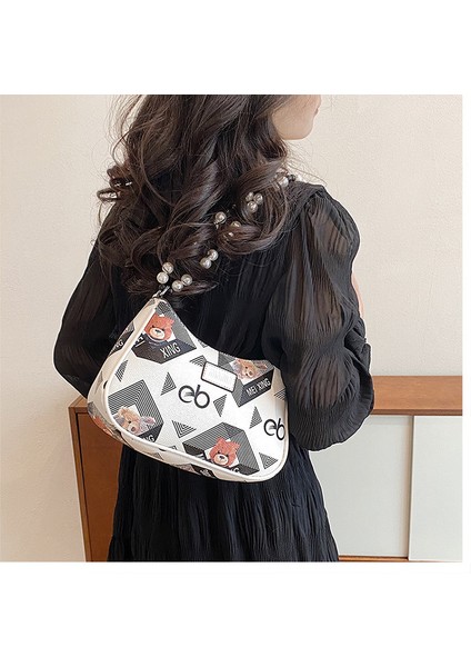 Minmin Yeni Kızlar Yaz Koltuk Altı Çantası Üst Düzey Niş Tasarım Çanta Kızlar 2024 Yeni Crossbody Çanta (Yurt Dışından)