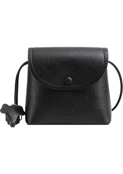 2024 Yeni Kadın Çantaları Niş Üst Düzey Basit Omuz Çantası Kız Moda Çok Yönlü Retro Mizaç Crossbody Çanta (Yurt Dışından)