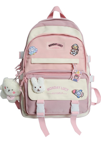 Yeni Okul Çantası Kadın Ins Tarzı Lise Öğrencisi Ortaokul Öğrencisi Ilkokul Öğrencisi Üçüncü Ila Beşinci Sınıf Sırt Çantası Kolej Sırt Çantası (Yurt Dışından)