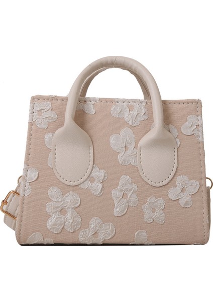 Kadınlar Için Fransız Niş Tasarım El Küçük Çanta 2023 Sonbahar ve Kış Yeni Stil Moda ve Çok Yönlü Ins Tek Omuz Küçük Kare Çanta (Yurt Dışından)