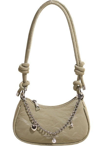 2024 Yaz Yeni Kız Koltuk Altı Çantası High-End Niş Tasarım Çanta Bayan Omuz Çantası Crossbody Çanta (Yurt Dışından)