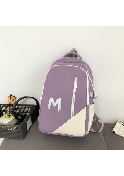 Sırt Çantası Kadın Lise Öğrencisi Okul Çantası Erkek Büyük Kapasiteli Ortaokul Üniversite Öğrencisi Eğlence Seyahat Sırt Çantası Erkek Üst Düzey Anlamda (Yurt Dışından)