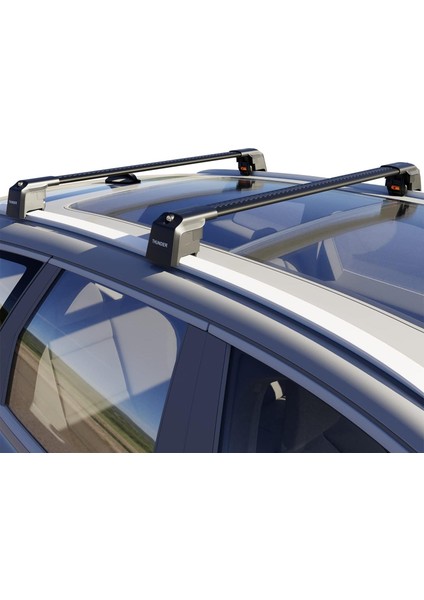 Genesıs GV70 (Jk1) 2022 2025 Thunder Carrier Siyah Kilitli Ara Atkı Tavan Çıtası Taşıma Barı