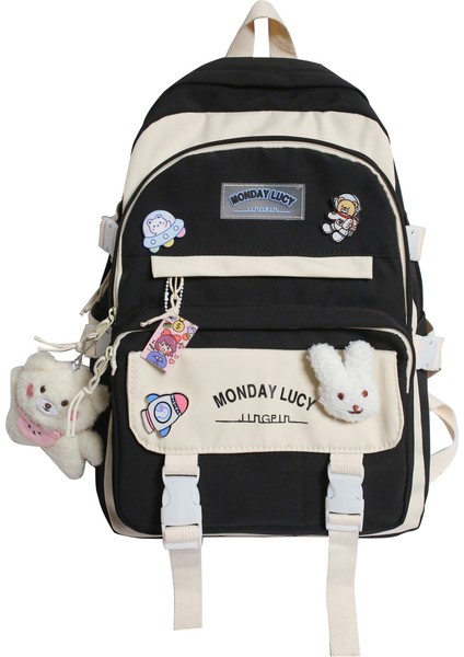 Yeni Okul Çantası Kadın Ins Tarzı Lise Öğrencisi Ortaokul Öğrencisi Ilkokul Öğrencisi Üçüncü Ila Beşinci Sınıf Sırt Çantası Kolej Sırt Çantası (Yurt Dışından)