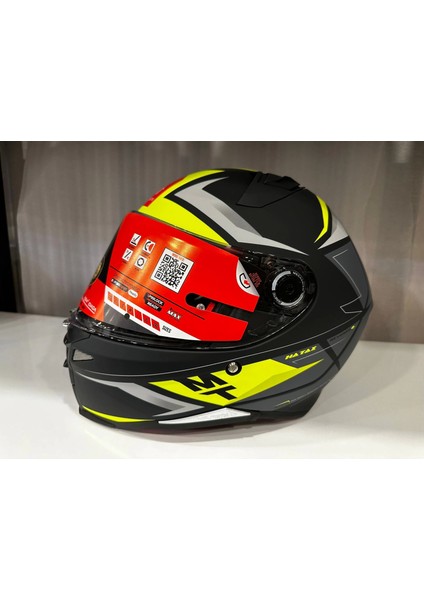 Kask mt Revenge 2 S Hatax C3 Mat Yellow