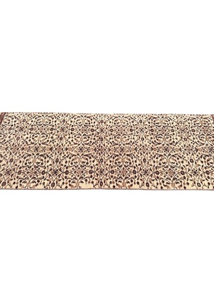 El Dokuma Eskitme Yolluk 80X260 Krem Kahve Vıntage Halı fiyatları