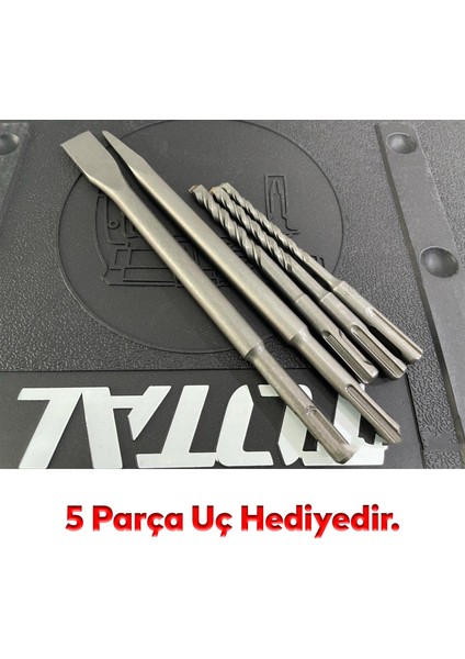 Kırıcı Delici Darbeli Matkap 950 W Metal Beton Ahşap Elektropnömatik Delme Kırma Hilti