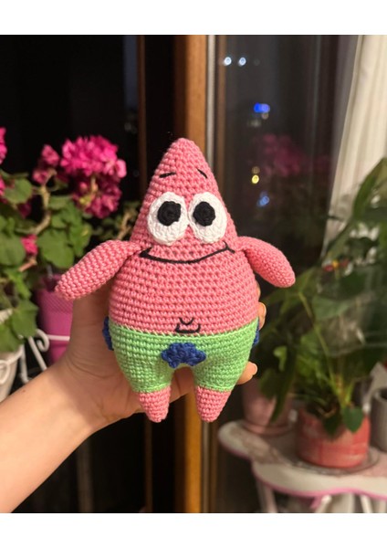 Paris Organik Patrick Yıldız (Patrick Star) 17 cm Figür