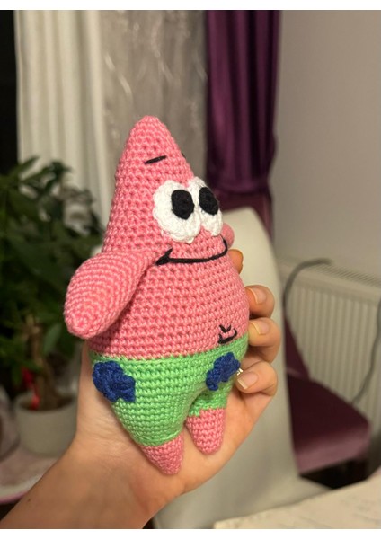 Paris Organik Patrick Yıldız (Patrick Star) 17 cm Figür