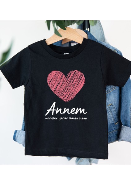 Anneler Günü Özel Anneler Günü Kutlu Olsun Baskılı Tişört/t-Shirt