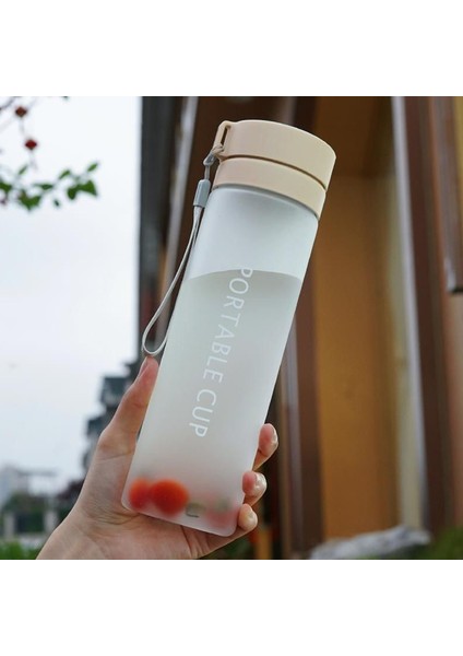 Su Bardağı, Çay Ayırıcılı Yazlık Yüksek Görünümlü Basit Öğrenci Bardağı, Taşınabilir Yüksek Sıcaklığa Dayanıklı Spor Dış Mekan Erkek Plastik Bardak (Yurt Dışından)