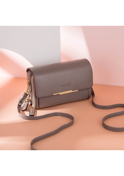 Çok Kartlı Cep Debriyajı Büyük Kapasiteli Gündelik Omuz Çantası (Yurt Dışından)