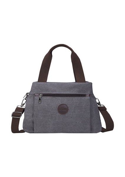 Retro Rahat Kanvas Bayan Kullanışlı Omuz Çantası (Yurt Dışından)