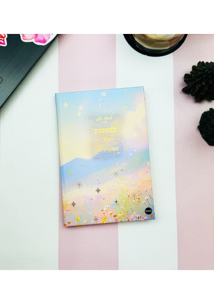 Do Not Forget To Dream Tasarımlı Lastikli Defter