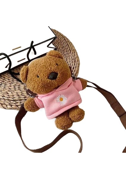 Sevimli Peluş Bebek Messenger Sırt Çantası (Yurt Dışından)