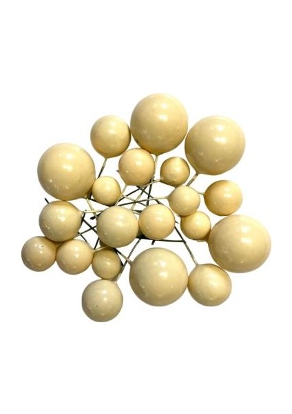 Pasta Süsleme Topu Mat Krem