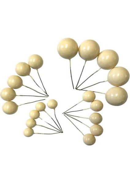 Pasta Süsleme Topu Mat Krem fiyatları