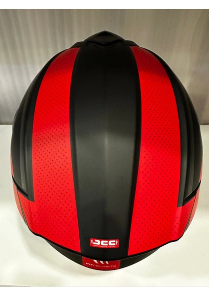 Kask mt Genesis Sv Cave A5 Çene Açılır Mat Siyah/kırmızı
