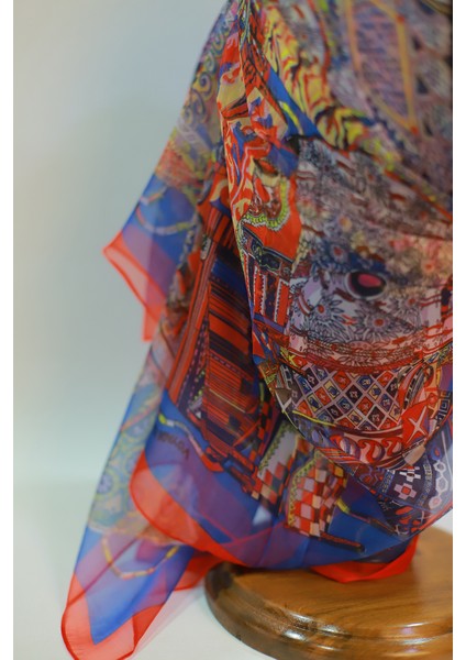 Kırmızı Lacivert Gold Ipek fırsatları