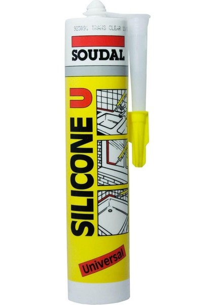 Soudal Silikon Şeffaf 280 gr