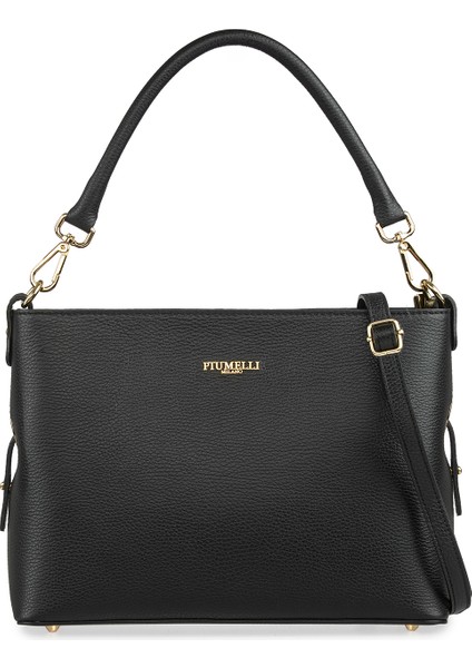 Kadın Omuz Çantası Grazıa Piumelli Milano Bag D28 Black fiyatları