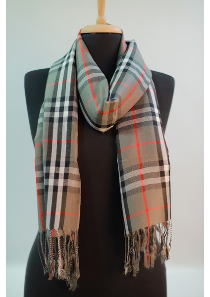 Antrasit Siyah Viskon - Cotton Şal