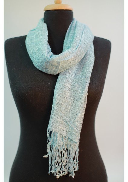 Açık Mavi Keten Şal fırsatları