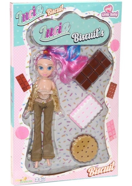 Lucıa Candy's Çocuk Eğlenceli Lucıa Bebek ve Şekerleri Seti 4 Farklı Model