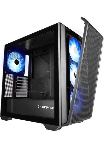 Craft 4-Rgb Fanlı Gamıng Mıd-Tower Pc Kasası Siyah
