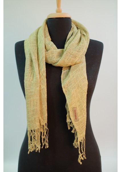 Açık Haki Keten Şal indirimleri