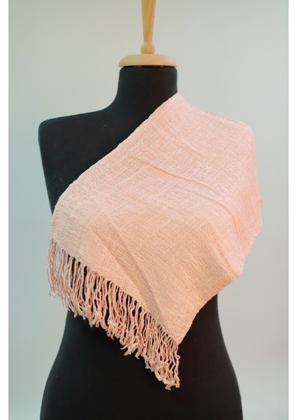 Pudra Keten Şal