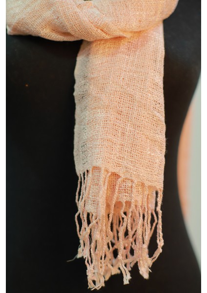 Pudra Keten Şal