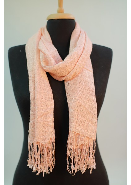 Pudra Keten Şal