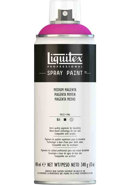 Professional Akrilik Sprey Boya 400 ml Medium Magenta 500