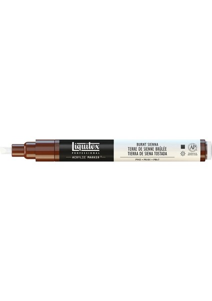 Professional Akrilik Markör Ince Uç 2mm Burnt Sienna 127
