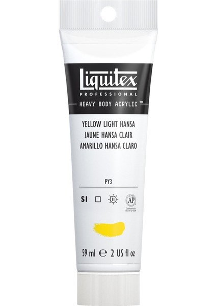Professional Heavy Body Akrilik Boya 59 ml Yellow Light Hansa 411 S1 modelleri