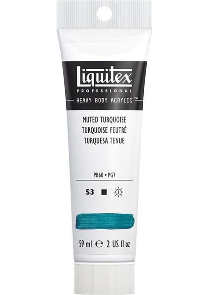 Professional Heavy Body Akrilik Boya 59 ml Muted Turquoise 503 S3