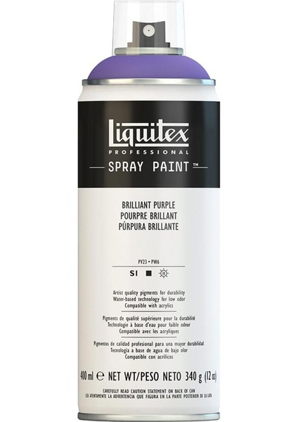 Professional Akrilik Sprey Boya 400 ml Brilliant Purple 590 S1